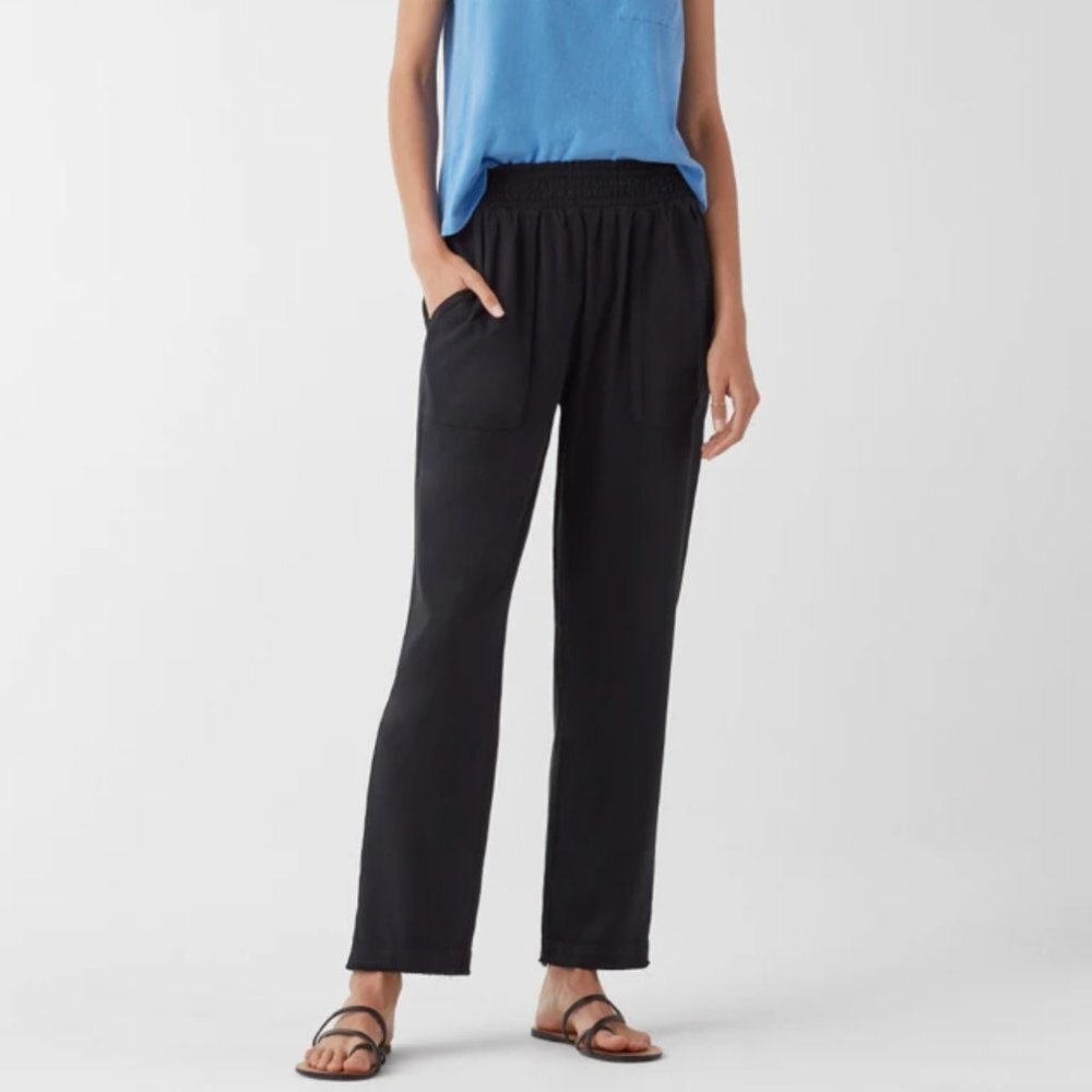 Splendid Newport Crosshatch Pant Black Size Small